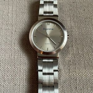 Skandia stainless steel vintage watch